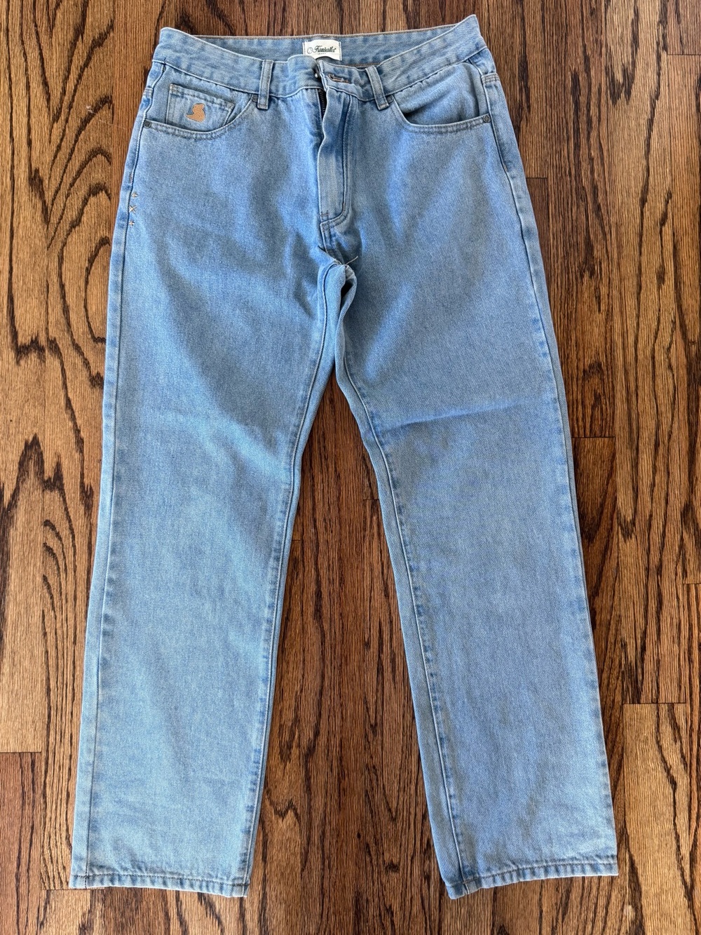 Kuwalla-Tee Men's Straight Light Blue Denim Jeans